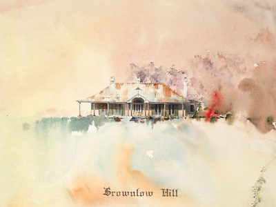 Brownlow Hill Estate-watercolour elevation-Camden NSW-chris-wilmar-architect-for-wilmar-schutz